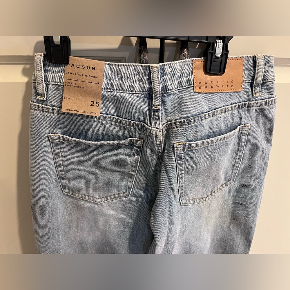 Pacsun Casey Low Rise Baggy wide Leg Jean Size 25